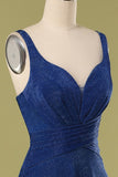 Vestido de fiesta largo azul real