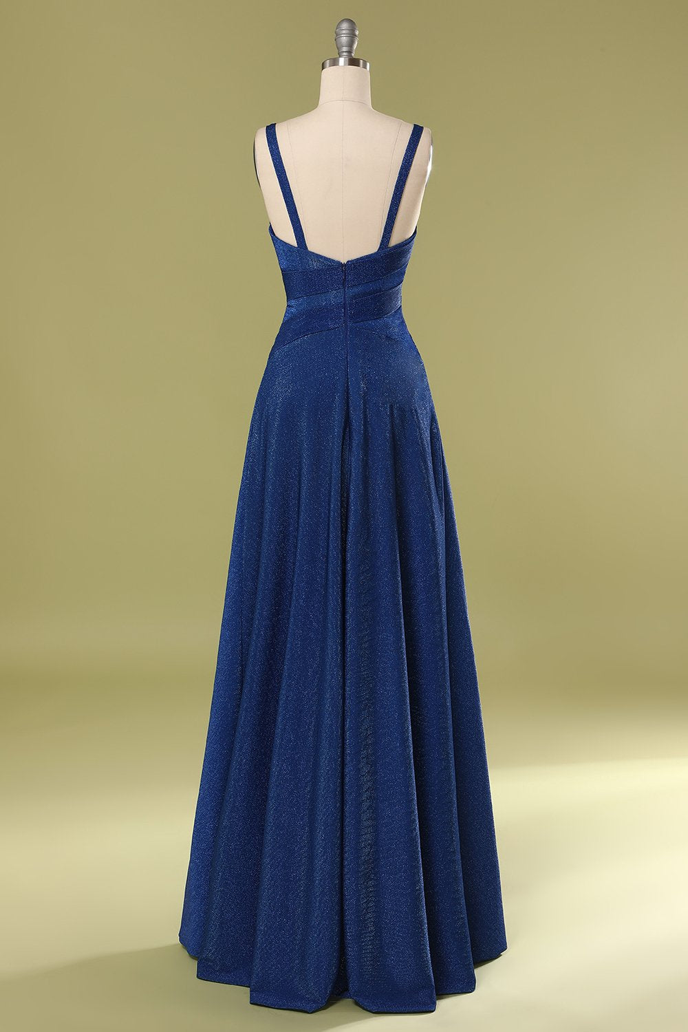 Vestido de fiesta largo azul real