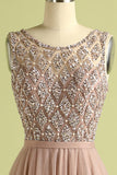 Vestido de fiesta con cuentas de tul