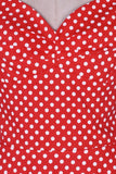 Halter impreso 1950s Pin Up Dress