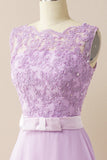 Applique vestido largo de fiesta