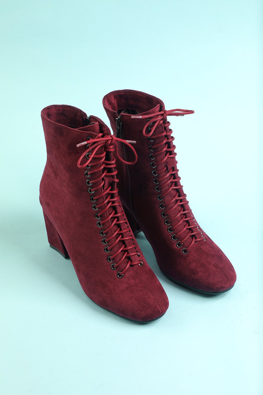 Botas Martin de Borgoña Para Mujer