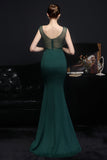 Vestido de fiesta de sirena ruborizada