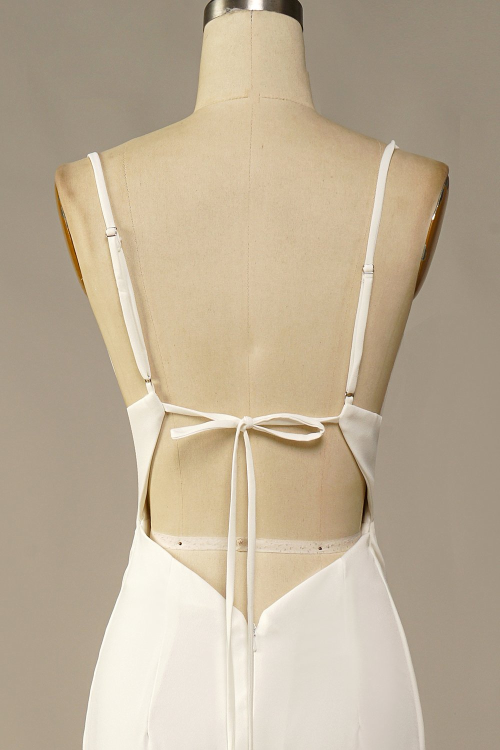 Vestido de novia largo sirena blanca