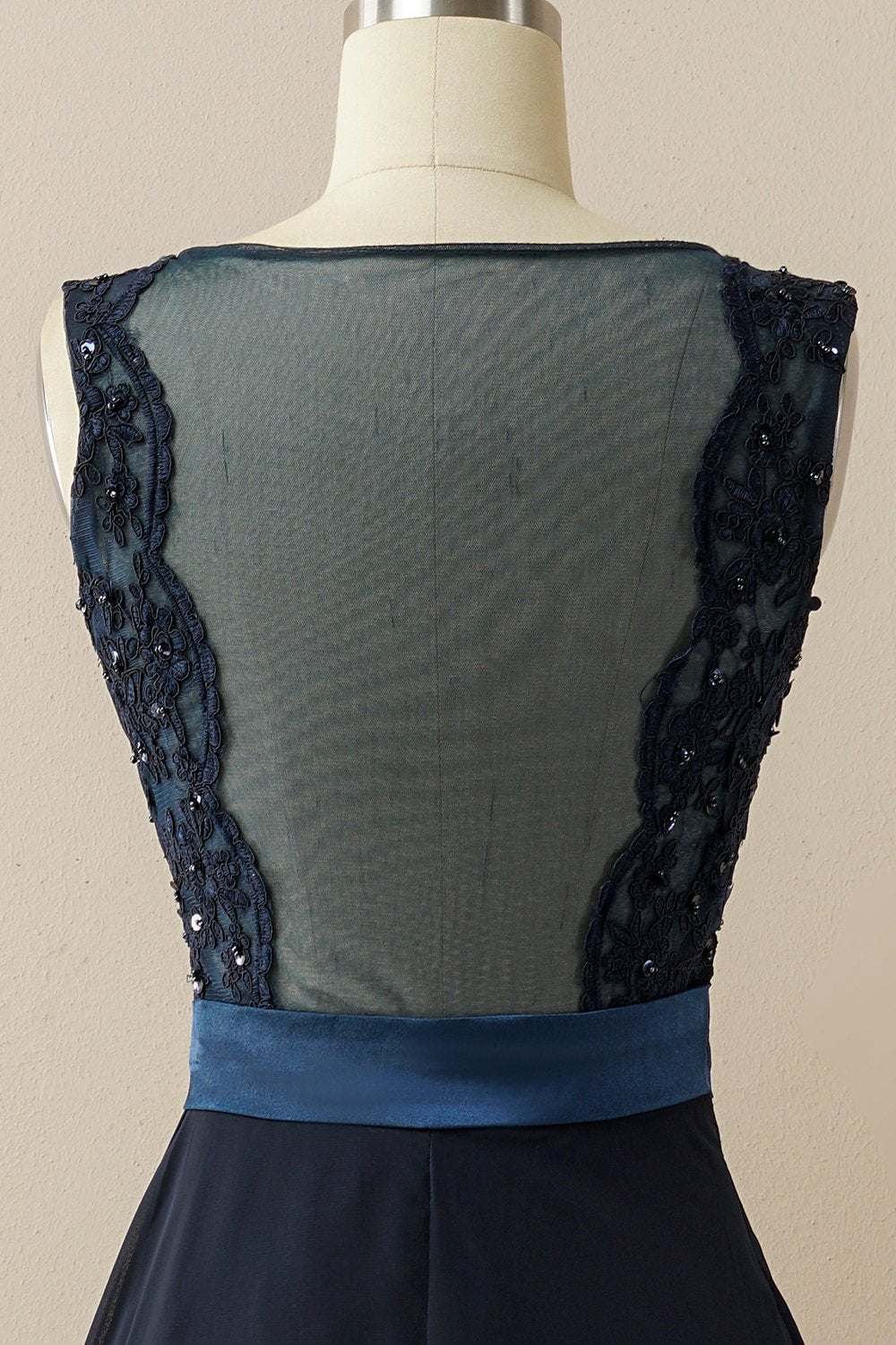 Applique vestido largo de fiesta