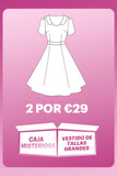 ZAPAKA CAJA MISTERIOSA 2Pc Vestidos de Tallas Grandes