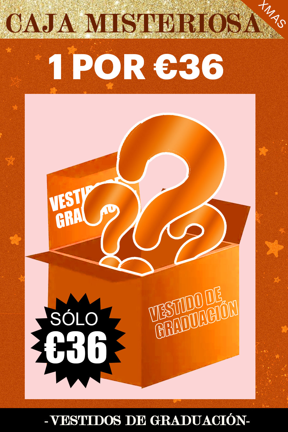 ZAPAKA CAJA MISTERIOSA 1Pc Vestido de Graduación