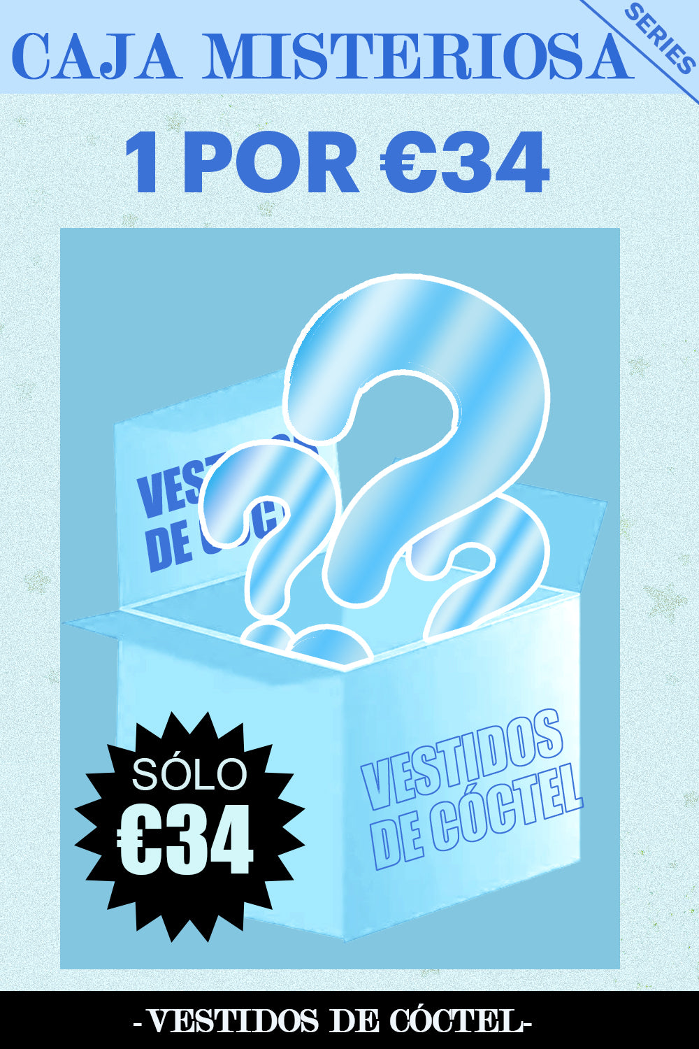 ZAPAKA CAJA MISTERIOSA 1Pc Vestido de Cóctel