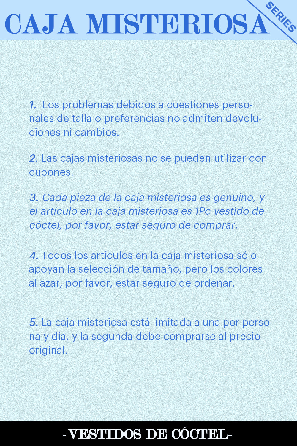 ZAPAKA CAJA MISTERIOSA 1Pc Vestido de Cóctel
