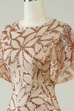 Vestido de Fiesta Lentejuelas Champán