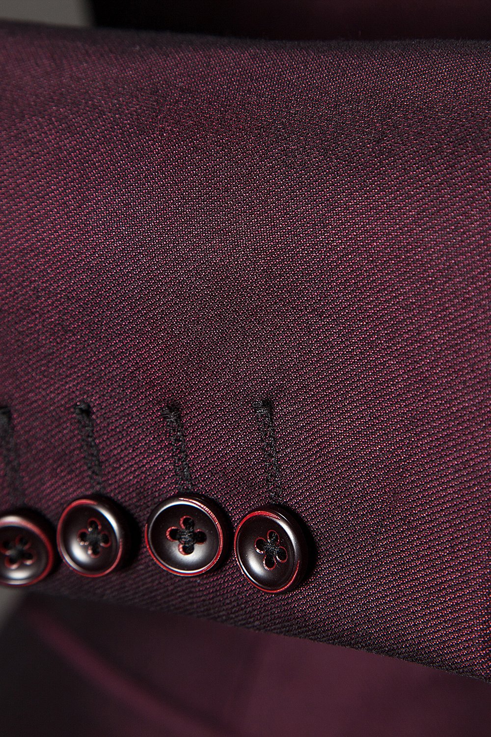 Traje de Hombre Borgoña 3 Piezas