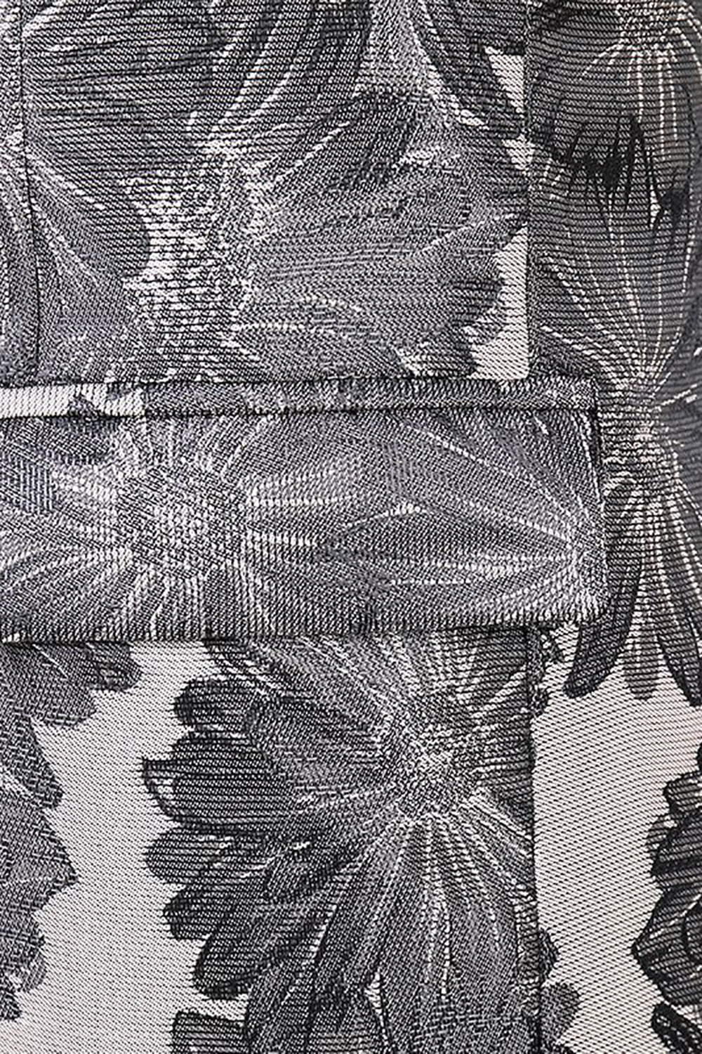 Gris Plata Jacquard Solapa de Pico Blazer Para Hombre