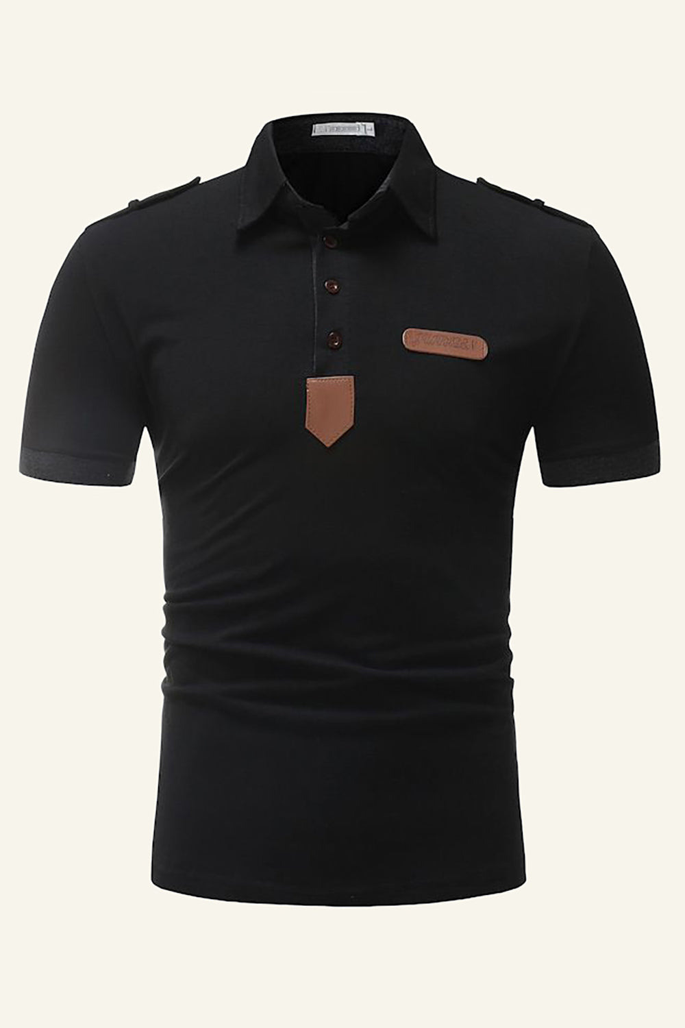 Camisa Polo Mangas Cortas Negro