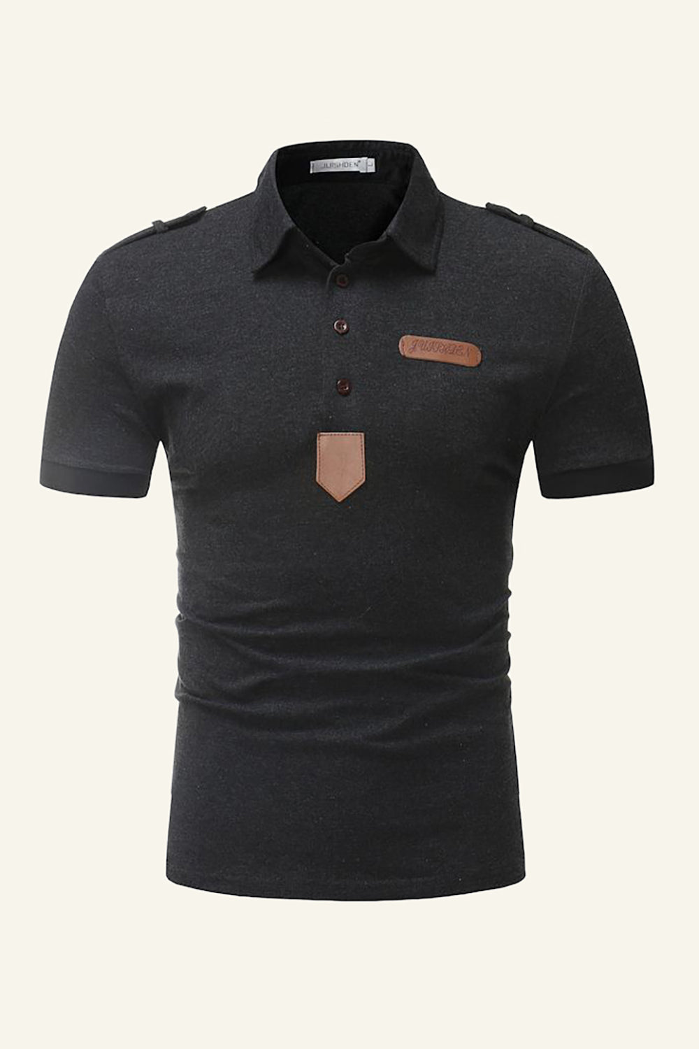 Camisa Polo Mangas Cortas Negro
