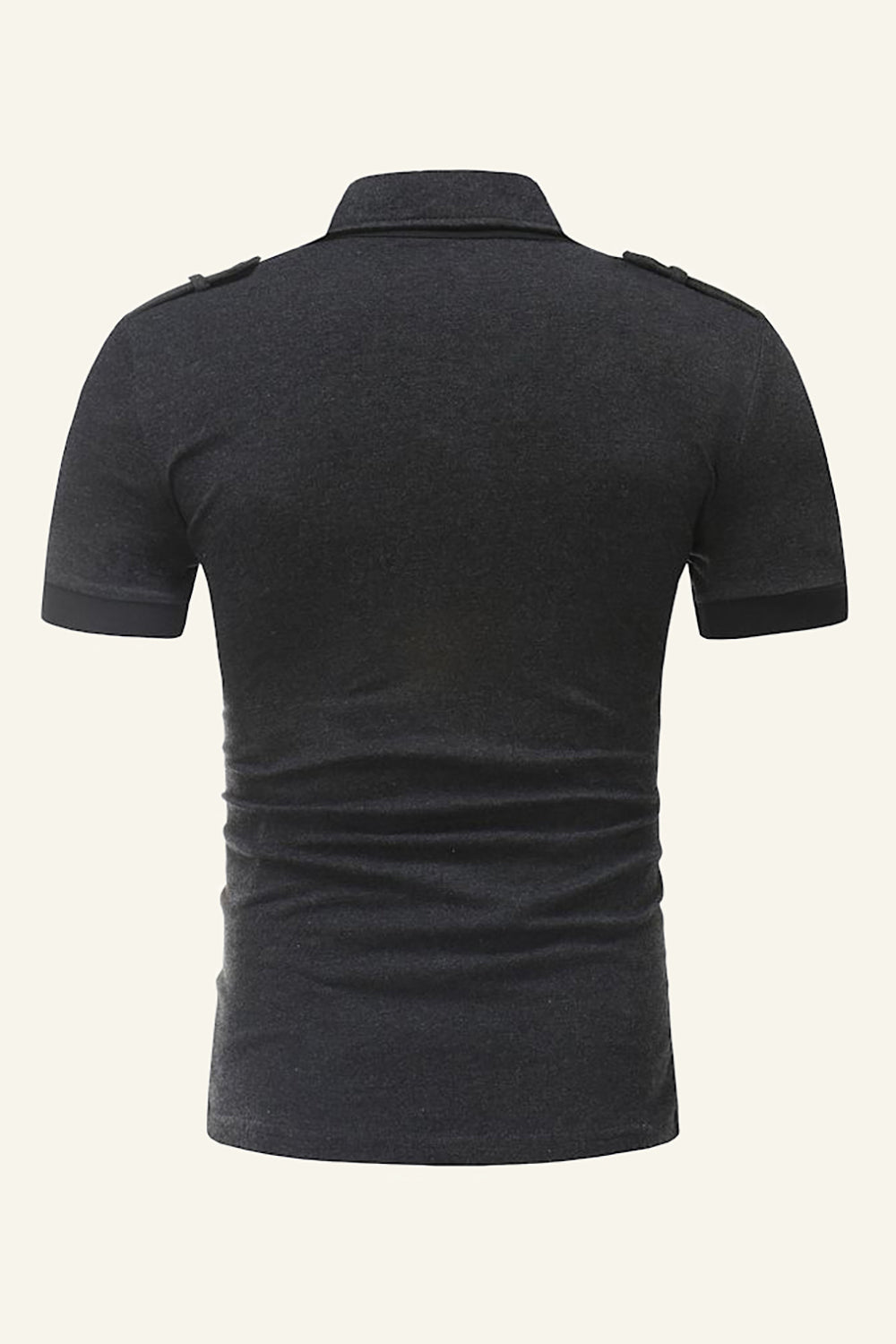 Camisa Polo Mangas Cortas Negro