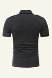 Camisa Polo Mangas Cortas Negro