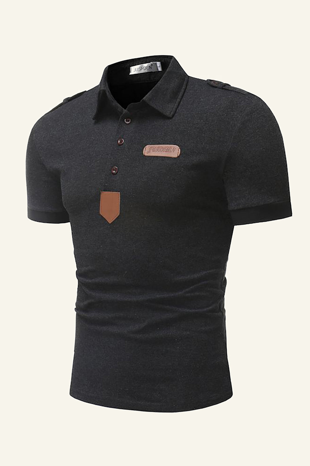 Camisa Polo Mangas Cortas Negro