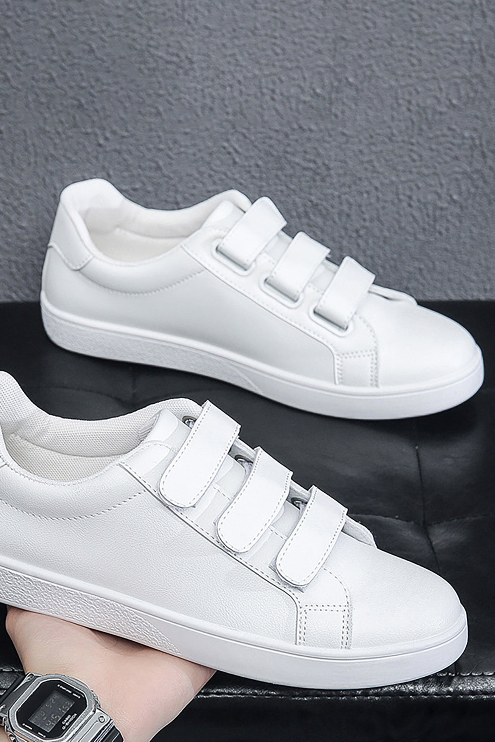 Zapatilla de moda ligera casual blanca