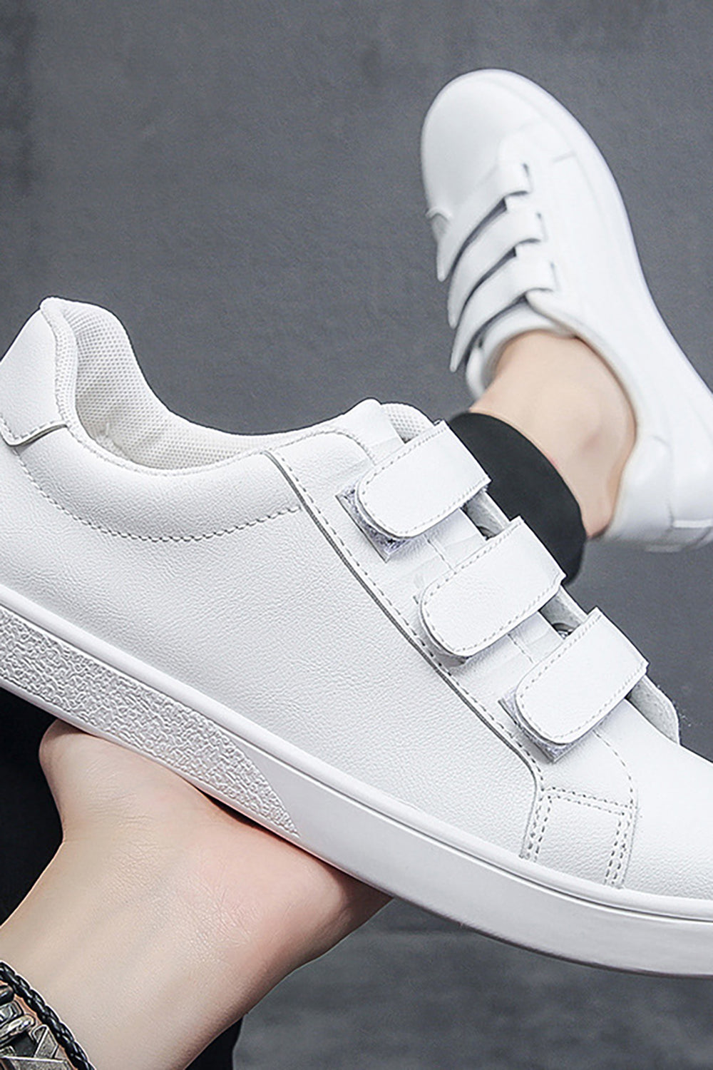 Zapatilla de moda ligera casual blanca