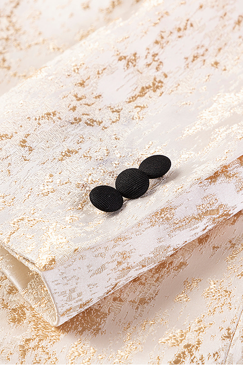 Blazer Blanco Jacquard Hombre