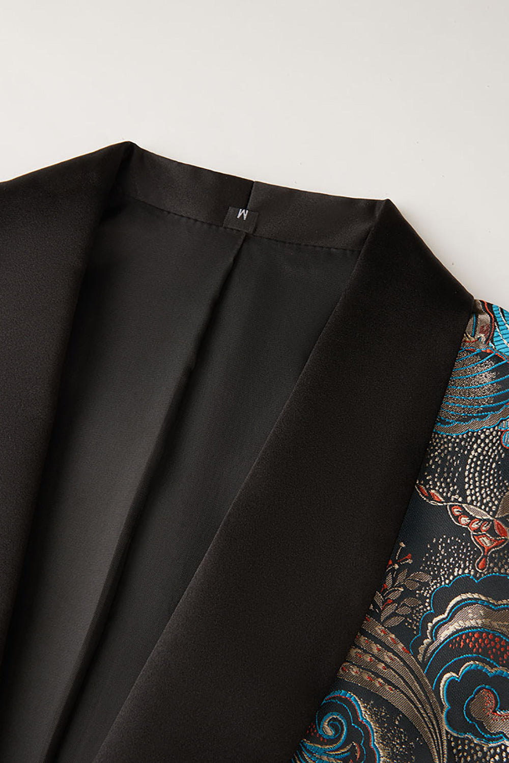 Chal Floral Solapa Blazer Hombre