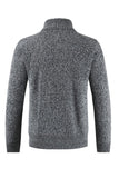 Borgoña Suéter de punto cardigan
