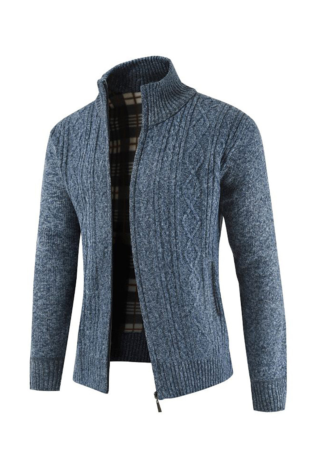 Borgoña Suéter de punto cardigan