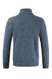 Borgoña Suéter de punto cardigan