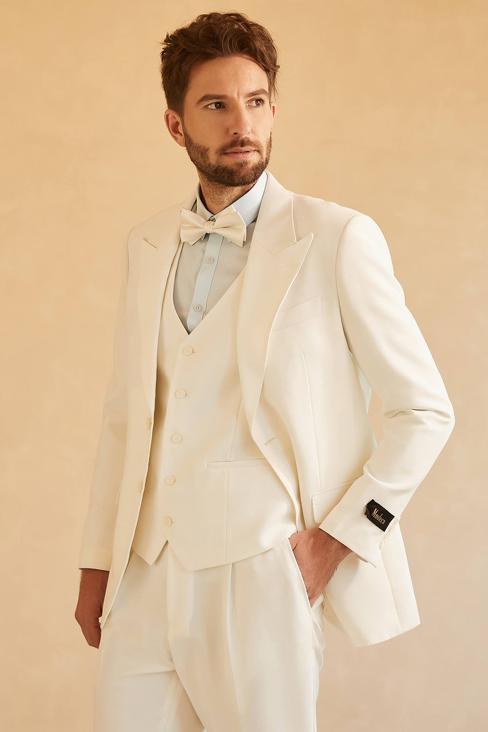 3 Piezas Trajes de Boda Para Hombres