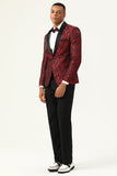 Blanco Jacquard Blazer de Fiesta