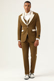 Trajes de Fiesta Para Hombre Marrón