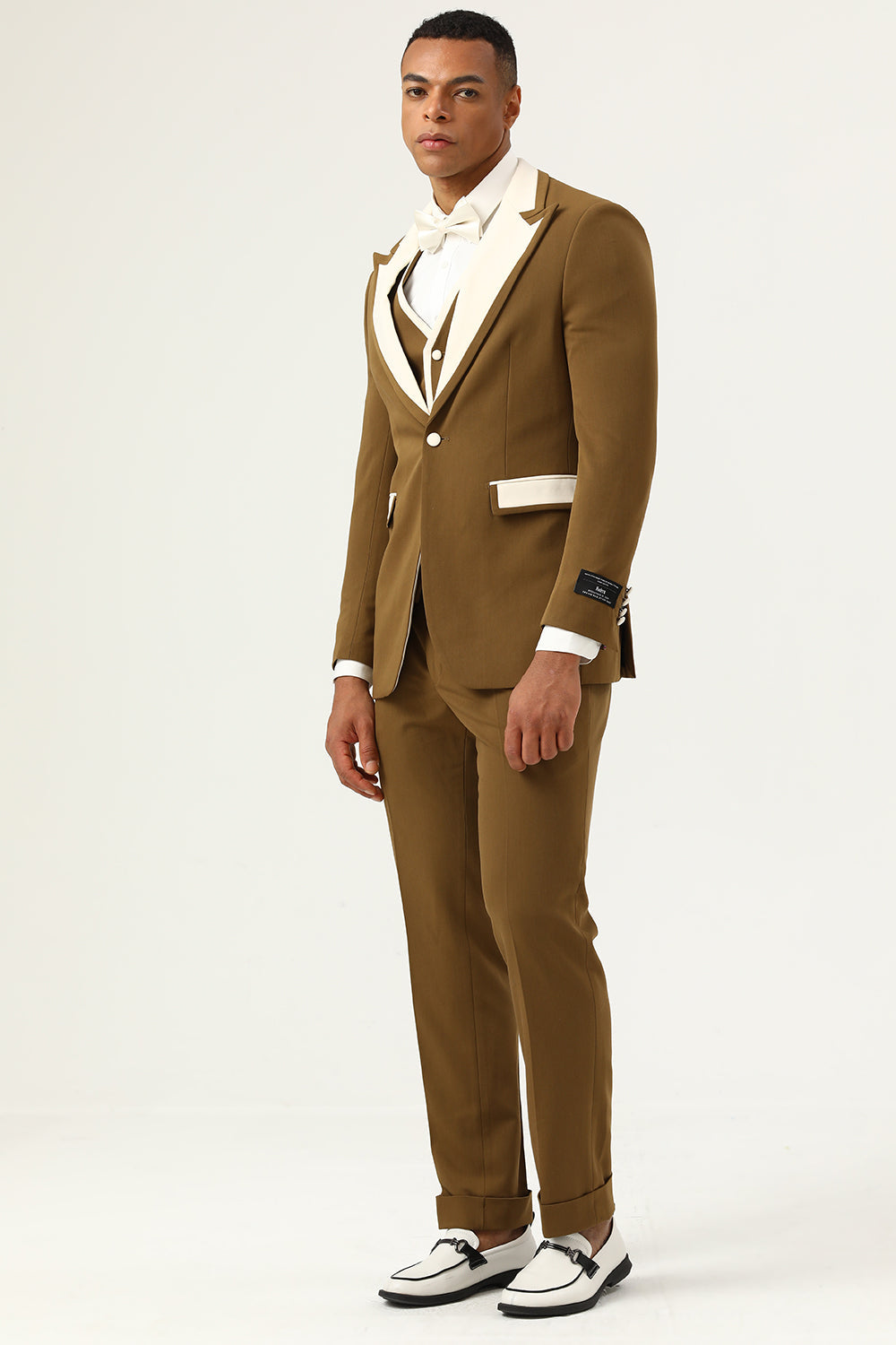 Trajes de Fiesta Para Hombre Marrón