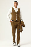 Trajes de Fiesta Para Hombre Marrón