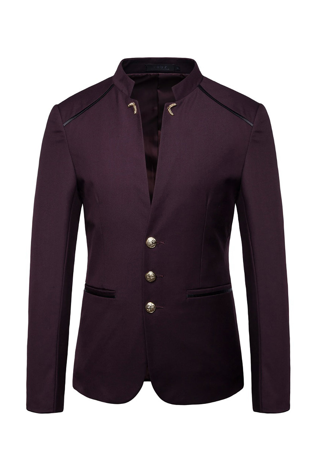 Azul marino blazer hombre un solo pecho