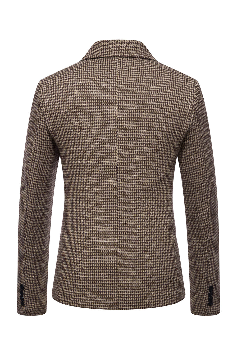 Caqui Blazer Para Hombre A Cuadros