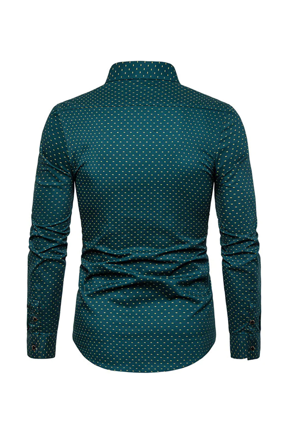 Manga Larga Hombre Camisa de Talla Grande