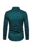 Manga Larga Hombre Camisa de Talla Grande