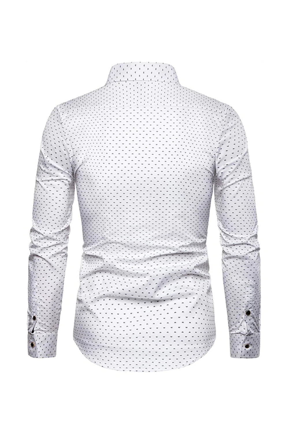 Manga Larga Hombre Camisa de Talla Grande