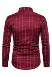 Talla Grande Slim Camisa Para Hombre