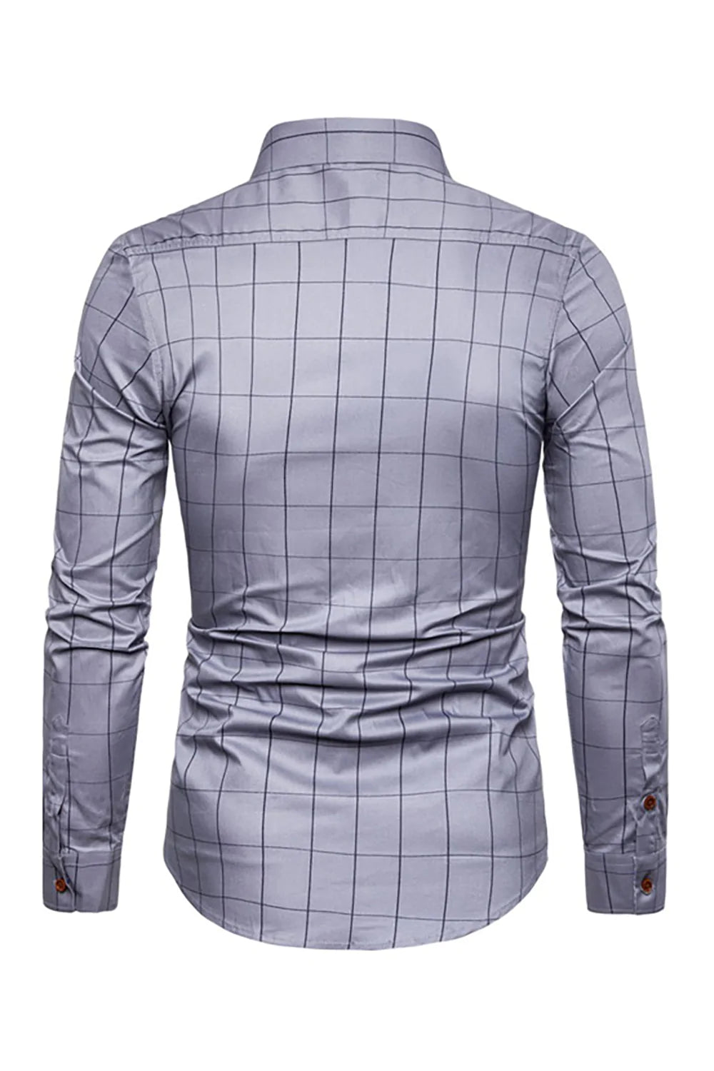 Talla Grande Slim Camisa Para Hombre