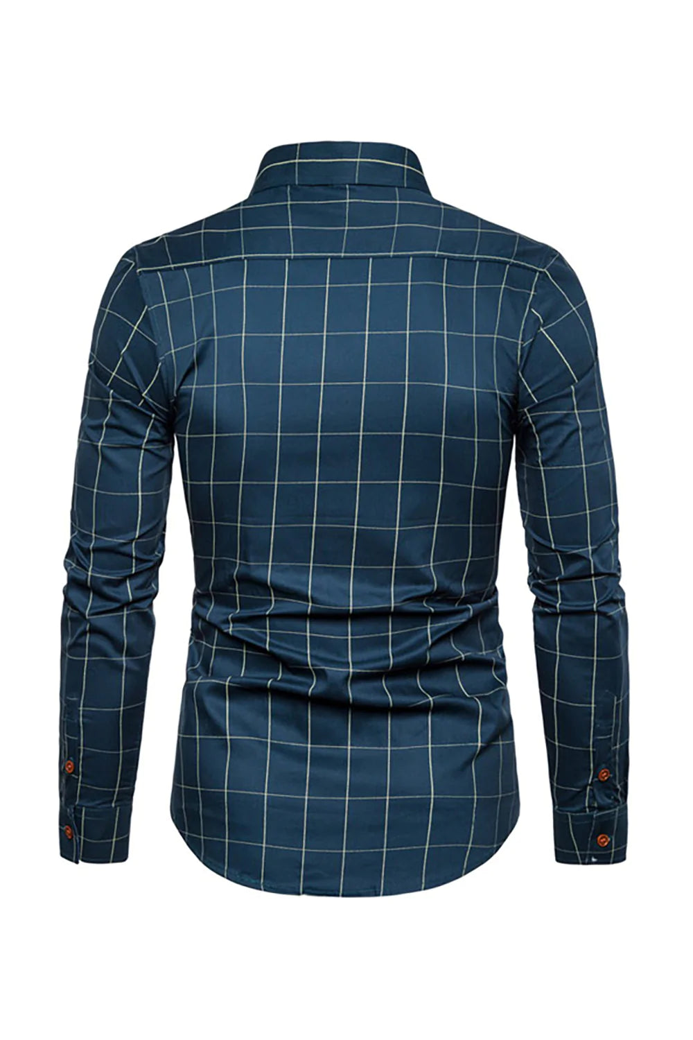 Talla Grande Slim Camisa Para Hombre