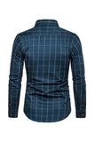Talla Grande Slim Camisa Para Hombre