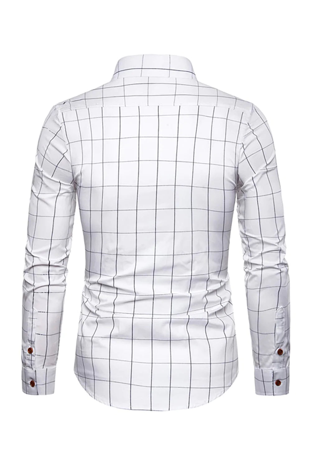 Talla Grande Slim Camisa Para Hombre