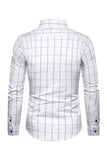 Talla Grande Slim Camisa Para Hombre