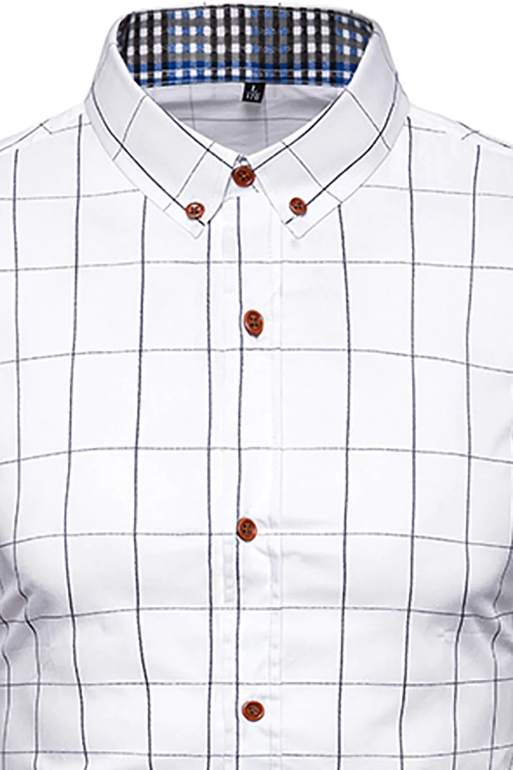 Talla Grande Slim Camisa Para Hombre