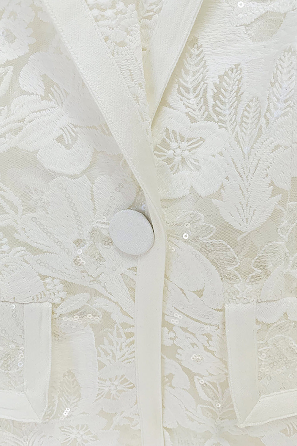 Encaje negro brillante 2 piezas Trajes de fiesta para mujer