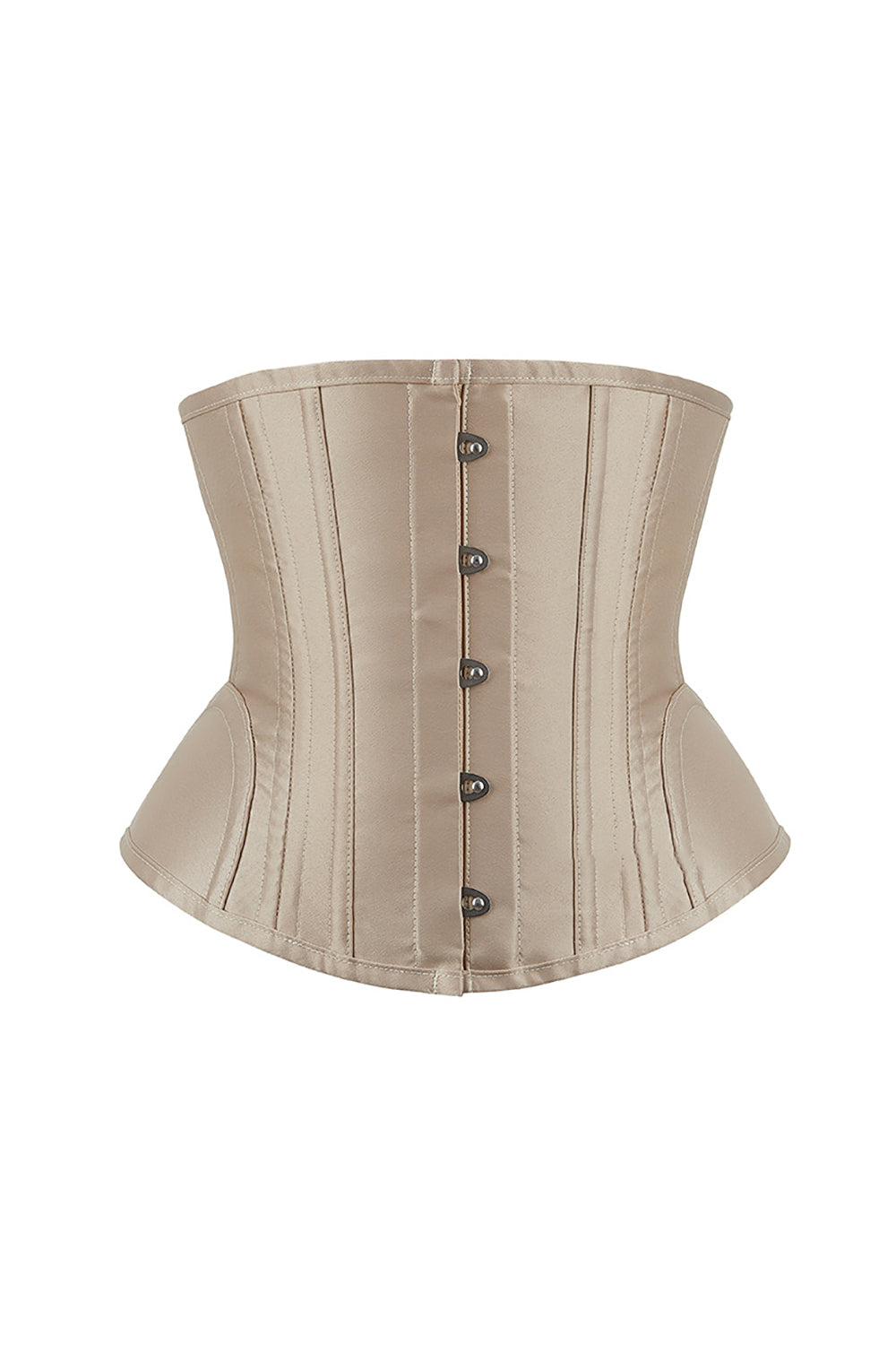 Fajas moldeadoras de reloj de arena de torso largo de algodón deshuesado de acero