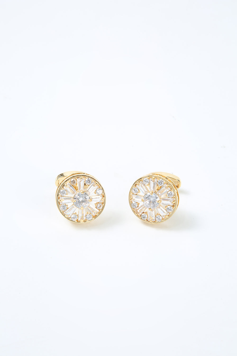 Gemelos blancos para esmoquin de hombre