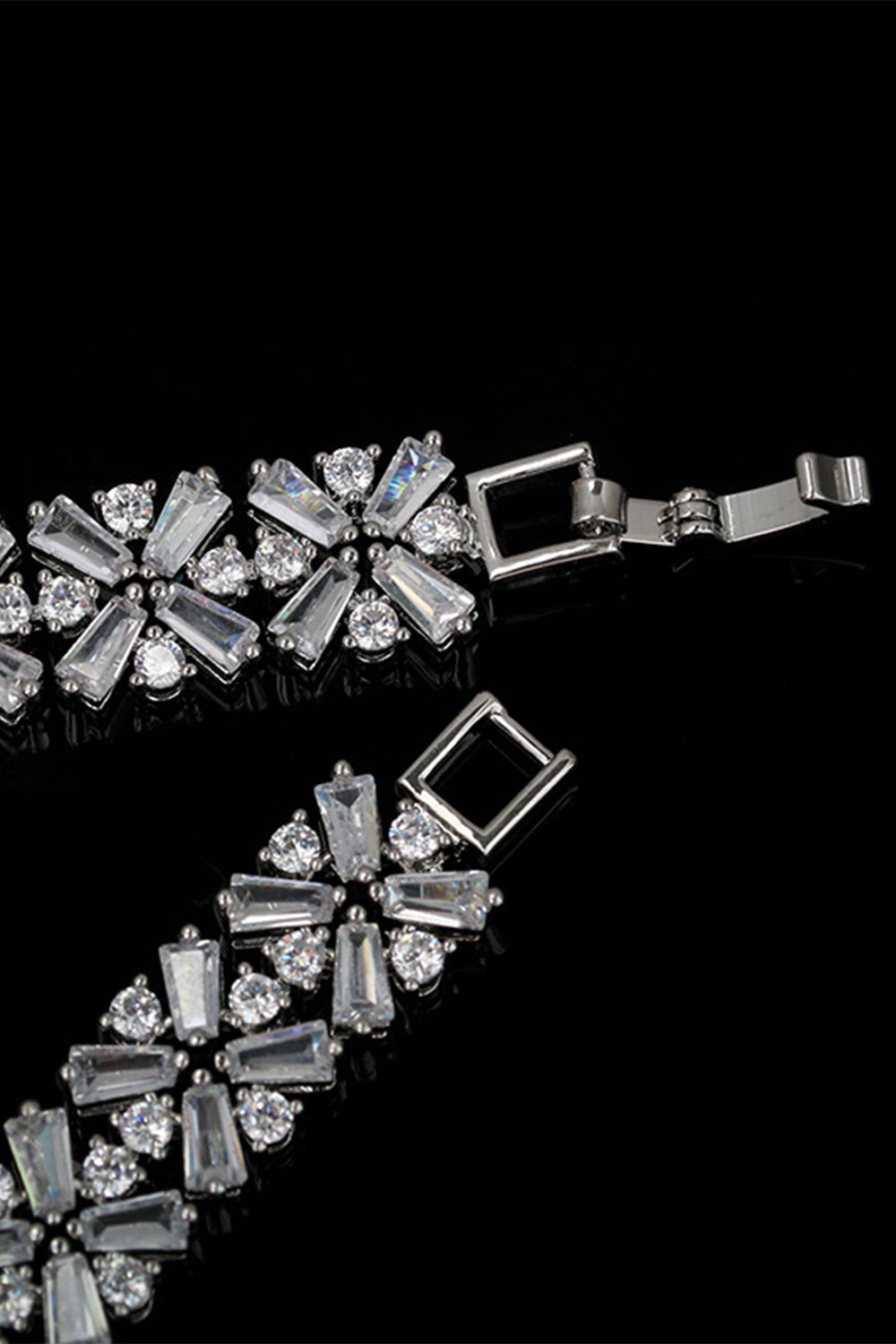 Royal Blue Crystal Collar Pendiente Conjunto de Joyas