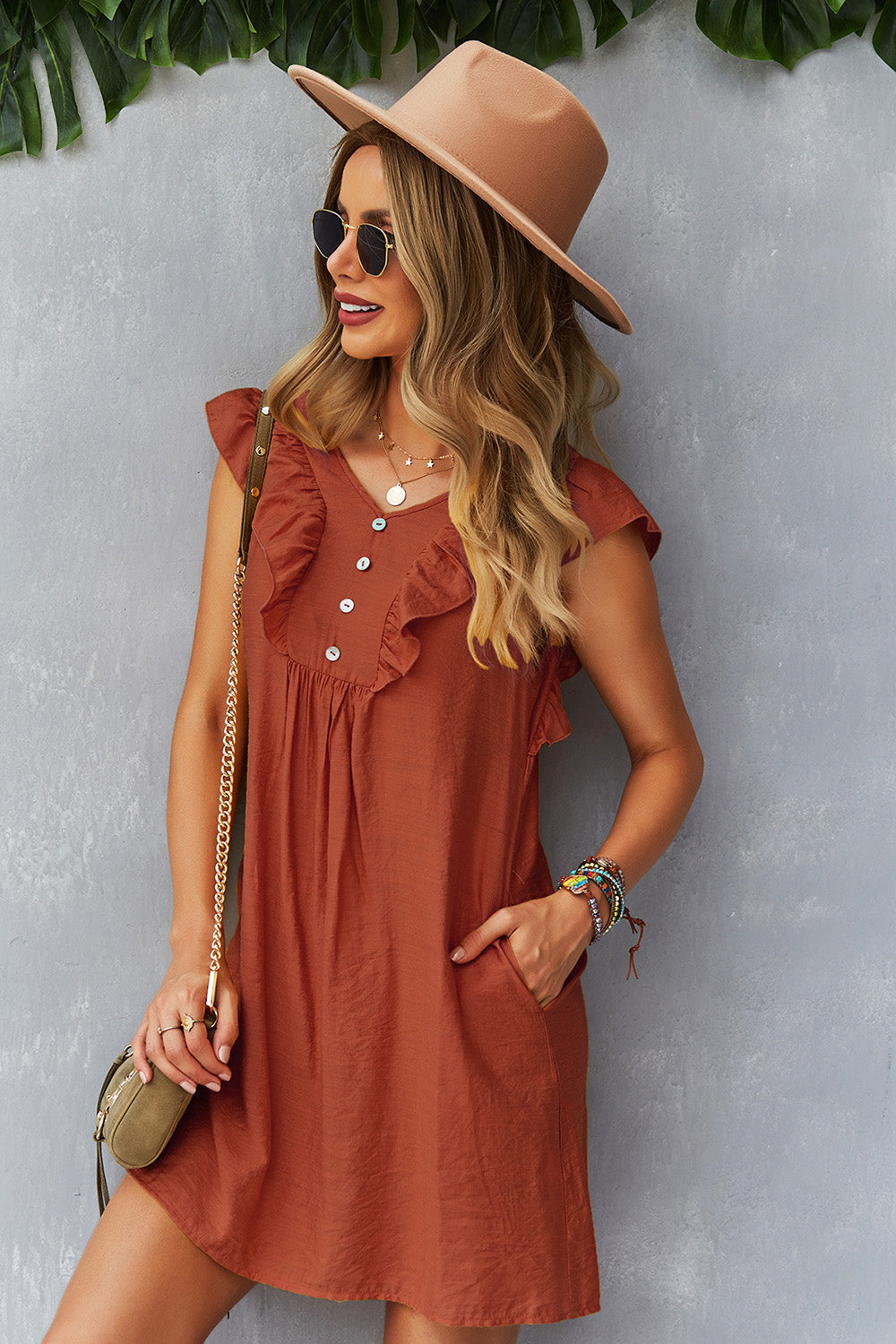 Vestido de Verano Boho Amarillo
